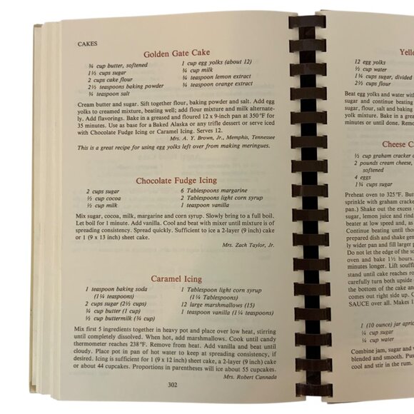 Southern Sideboards Cookbook Junior League Of Jackson MS 1992 Spiral Bound - Picture 10 of 11